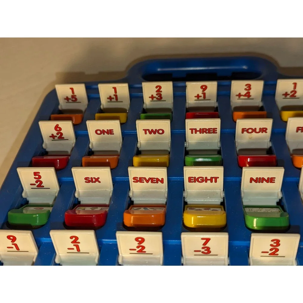 Vintage 1995 Fisher Price Flip-up Numbers Count Add Subtract Math Educational